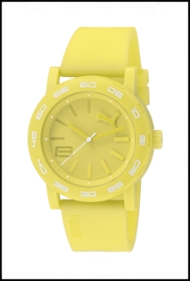Yellow Puma Wrist Watch